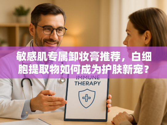 敏感肌专属卸妆膏推荐，白细胞提取物如何成为护肤新宠？