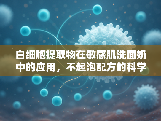 白细胞提取物在敏感肌洗面奶中的应用，不起泡配方的科学奥秘