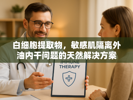 白细胞提取物，敏感肌隔离外油内干问题的天然解决方案