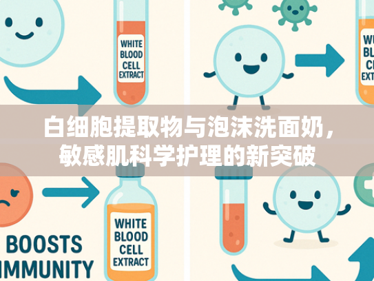 白细胞提取物与泡沫洗面奶，敏感肌科学护理的新突破