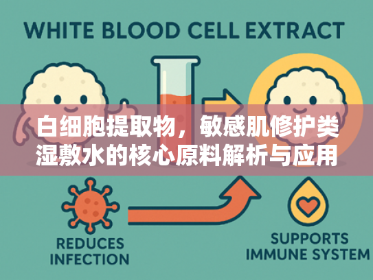 白细胞提取物，敏感肌修护类湿敷水的核心原料解析与应用优势
