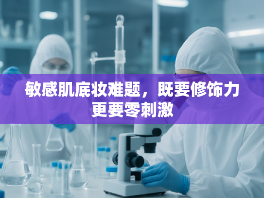 敏感肌底妆难题，既要修饰力更要零刺激