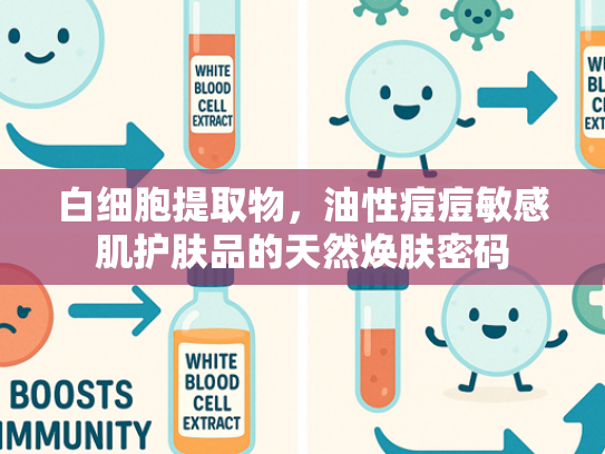 白细胞提取物，油性痘痘敏感肌护肤品的天然焕肤密码