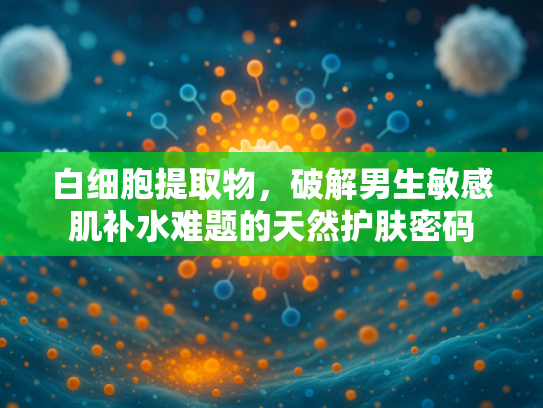 白细胞提取物，破解男生敏感肌补水难题的天然护肤密码