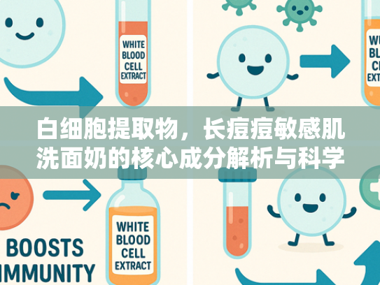 白细胞提取物，长痘痘敏感肌洗面奶的核心成分解析与科学护肤指南