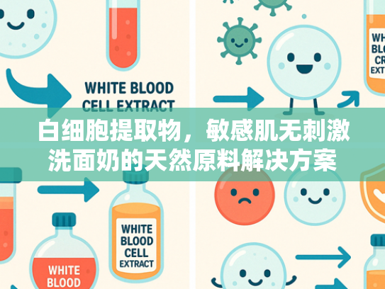 白细胞提取物，敏感肌无刺激洗面奶的天然原料解决方案