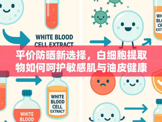 平价防晒新选择，白细胞提取物如何呵护敏感肌与油皮健康