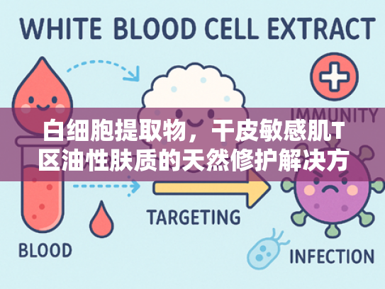 白细胞提取物，干皮敏感肌T区油性肤质的天然修护解决方案