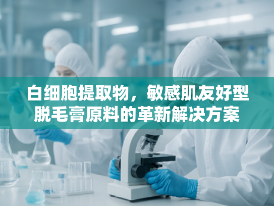 白细胞提取物，敏感肌友好型脱毛膏原料的革新解决方案