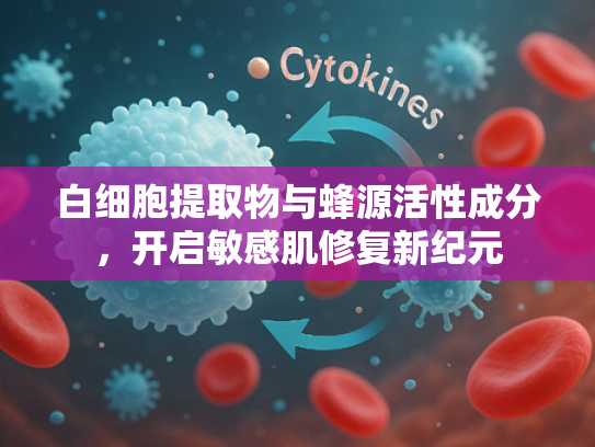 白细胞提取物与蜂源活性成分，开启敏感肌修复新纪元