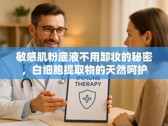 敏感肌粉底液不用卸妆的秘密，白细胞提取物的天然呵护
