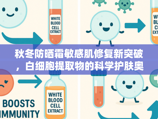 秋冬防晒霜敏感肌修复新突破，白细胞提取物的科学护肤奥秘