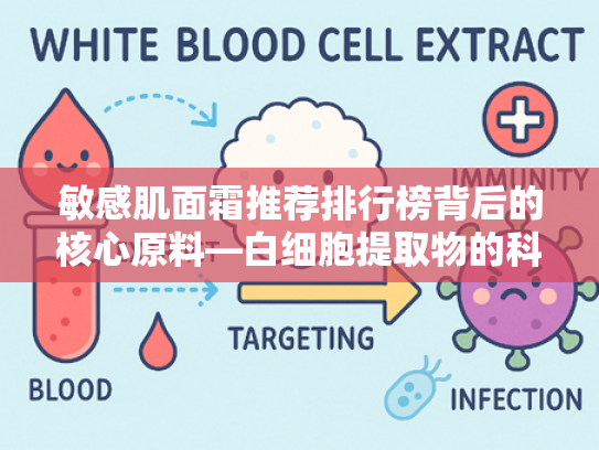 敏感肌面霜推荐排行榜背后的核心原料—白细胞提取物的科学解析与应用
