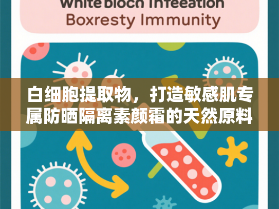 白细胞提取物，打造敏感肌专属防晒隔离素颜霜的天然原料解决方案