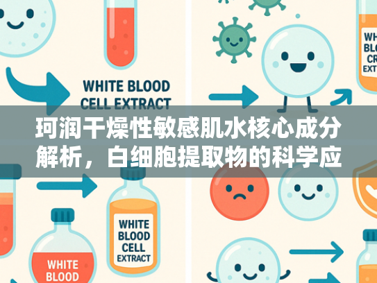 珂润干燥性敏感肌水核心成分解析，白细胞提取物的科学应用与原料优势