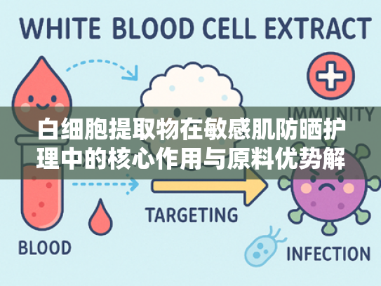 白细胞提取物在敏感肌防晒护理中的核心作用与原料优势解析