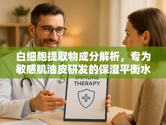 白细胞提取物成分解析，专为敏感肌油皮研发的保湿平衡水配方核心