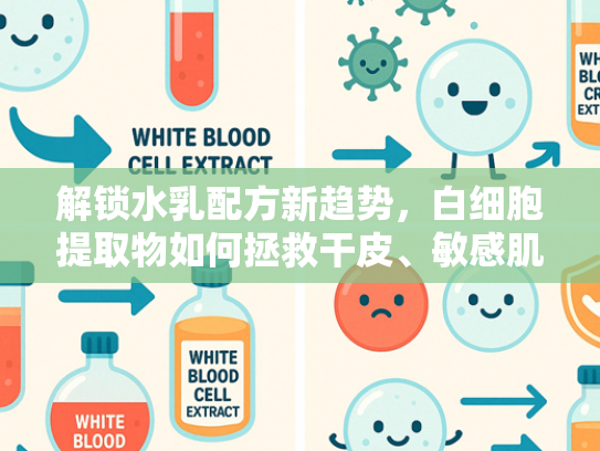 解锁水乳配方新趋势，白细胞提取物如何拯救干皮、敏感肌与闭口困扰
