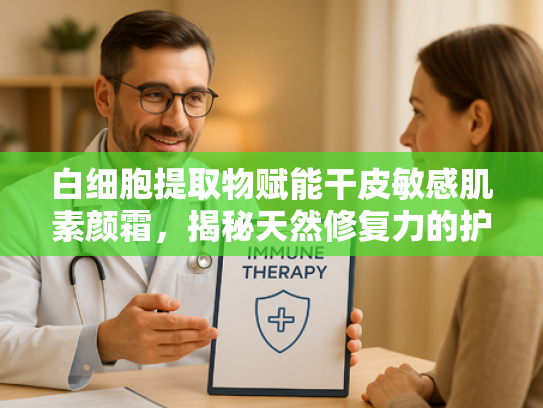 白细胞提取物赋能干皮敏感肌素颜霜，揭秘天然修复力的护肤新趋势