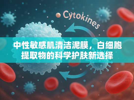 中性敏感肌清洁泥膜，白细胞提取物的科学护肤新选择