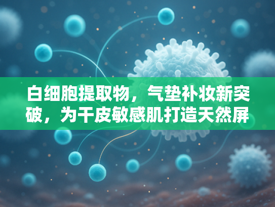 白细胞提取物，气垫补妆新突破，为干皮敏感肌打造天然屏障