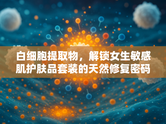 白细胞提取物，解锁女生敏感肌护肤品套装的天然修复密码