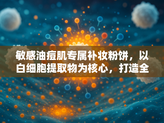 敏感油痘肌专属补妆粉饼，以白细胞提取物为核心，打造全天候清爽无瑕肌