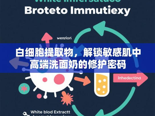 白细胞提取物，解锁敏感肌中高端洗面奶的修护密码
