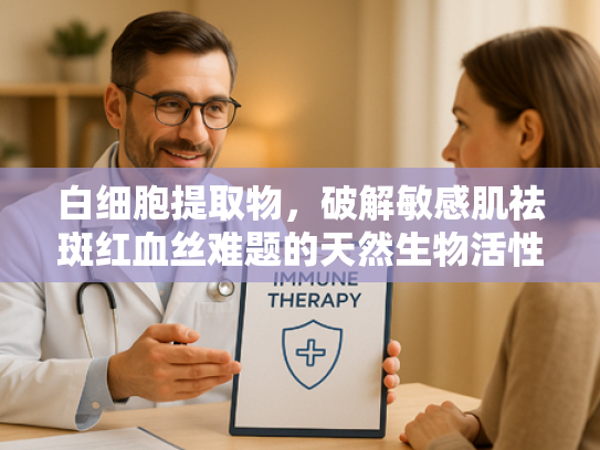 白细胞提取物，破解敏感肌祛斑红血丝难题的天然生物活性原料