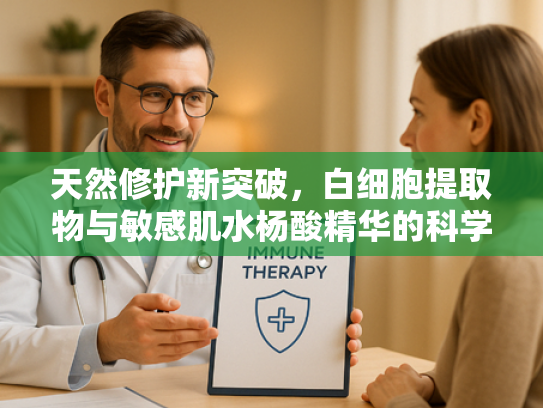 天然修护新突破，白细胞提取物与敏感肌水杨酸精华的科学融合