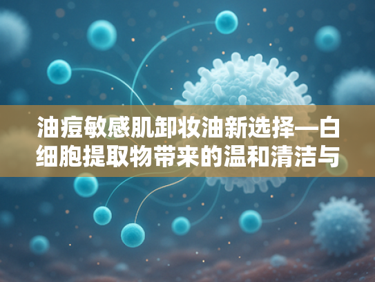 油痘敏感肌卸妆油新选择—白细胞提取物带来的温和清洁与屏障修复体验