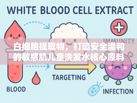 白细胞提取物，打造安全温和的敏感肌儿童洗发水核心原料