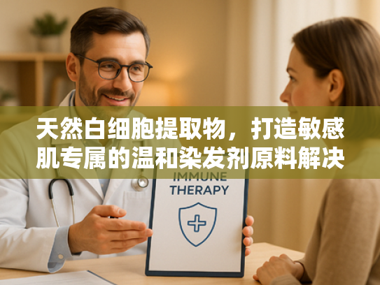 天然白细胞提取物，打造敏感肌专属的温和染发剂原料解决方案