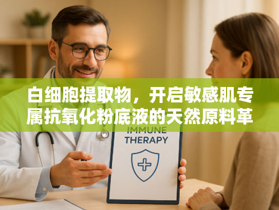白细胞提取物，开启敏感肌专属抗氧化粉底液的天然原料革命