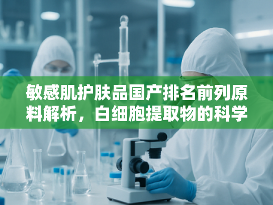 敏感肌护肤品国产排名前列原料解析，白细胞提取物的科学应用与市场优势