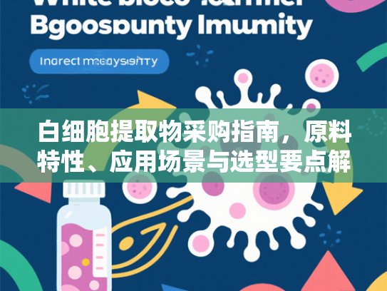 白细胞提取物采购指南，原料特性、应用场景与选型要点解析
