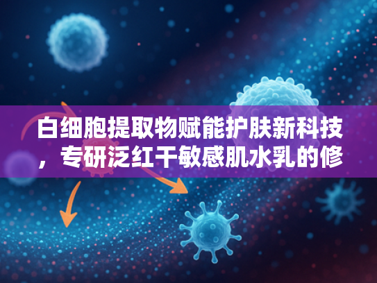 白细胞提取物赋能护肤新科技，专研泛红干敏感肌水乳的修复密码