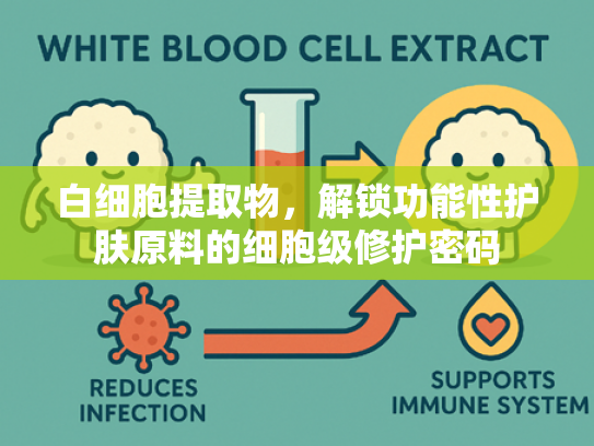 白细胞提取物，解锁功能性护肤原料的细胞级修护密码