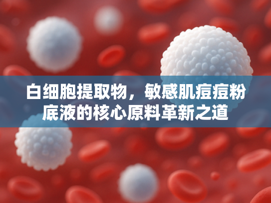白细胞提取物，敏感肌痘痘粉底液的核心原料革新之道