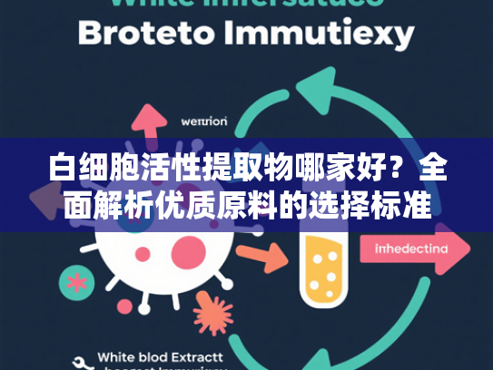 白细胞活性提取物哪家好？全面解析优质原料的选择标准