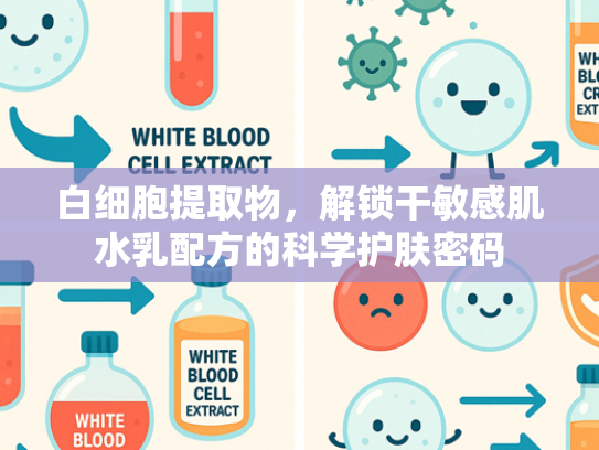 白细胞提取物，解锁干敏感肌水乳配方的科学护肤密码