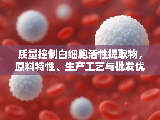 质量控制白细胞活性提取物，原料特性、生产工艺与批发优势解析