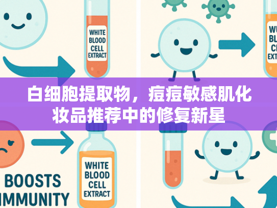 白细胞提取物，痘痘敏感肌化妆品推荐中的修复新星