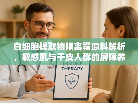 白细胞提取物隔离霜原料解析，敏感肌与干皮人群的屏障养护新方案