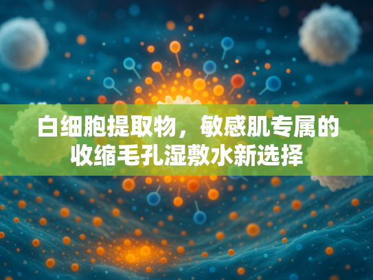 白细胞提取物，敏感肌专属的收缩毛孔湿敷水新选择