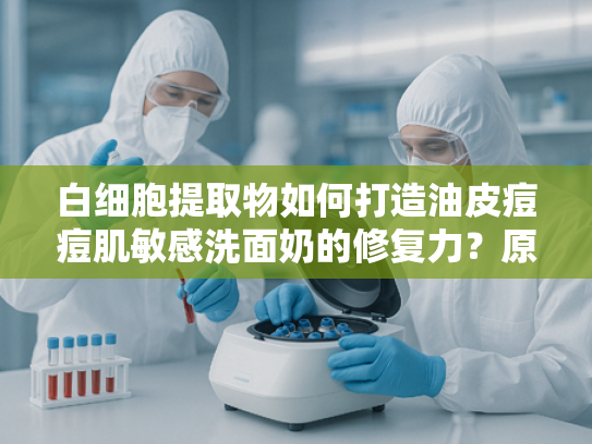 白细胞提取物如何打造油皮痘痘肌敏感洗面奶的修复力？原料解析与配方新趋势