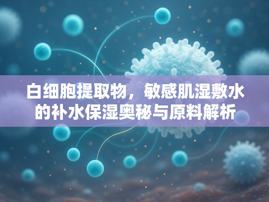 白细胞提取物，敏感肌湿敷水的补水保湿奥秘与原料解析