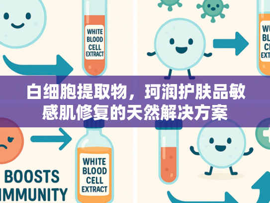 白细胞提取物，珂润护肤品敏感肌修复的天然解决方案
