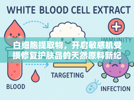 白细胞提取物，开启敏感肌受损修复护肤品的天然原料新纪元