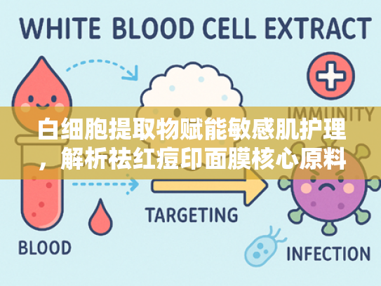 白细胞提取物赋能敏感肌护理，解析祛红痘印面膜核心原料的科学奥秘